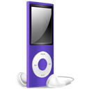 iPod Nano purple off icon
